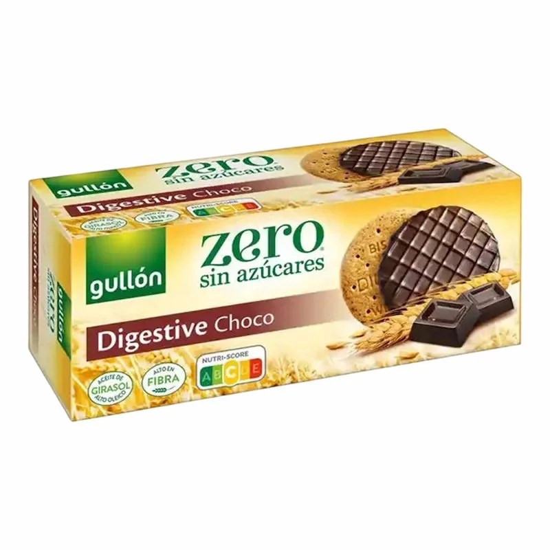 GULLON ZERO NO SYGAR DIGESTIVE CHOCO 410G