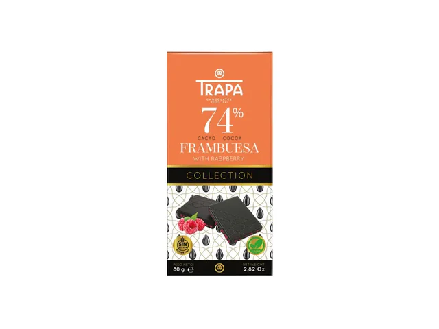 TRAPA 74% CACAO 90G