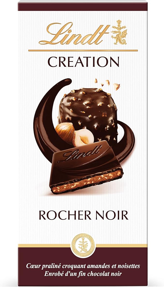 LINDT CREATION ROCHER NOIR 150G