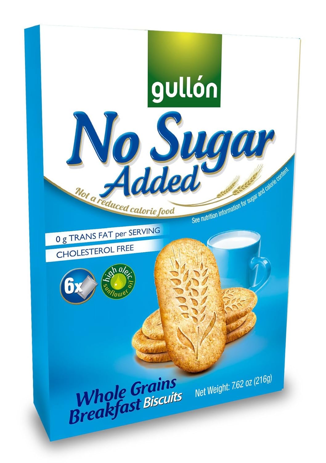 GULLON NO SUGAR ADDED BREAKFAST BISCUIT 216G