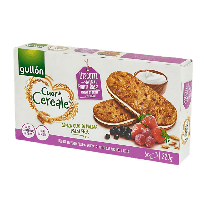 GULLON CEREALE WITH OAT AND RED FRUITS220G