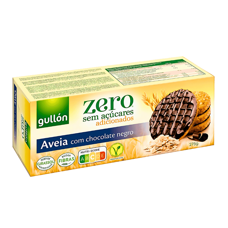 Gullón Avoine au chocolat noir sans sucre 275g
