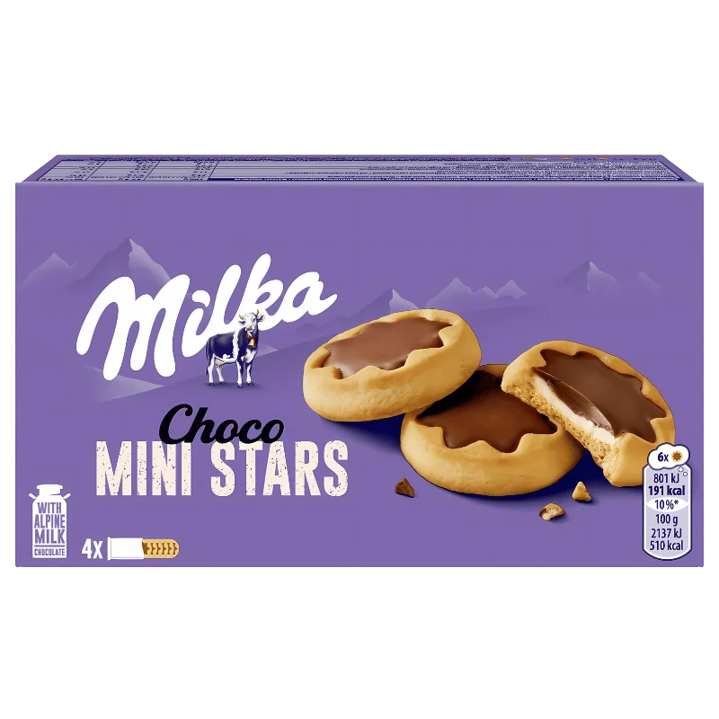 MILKA MINI STARS 150G