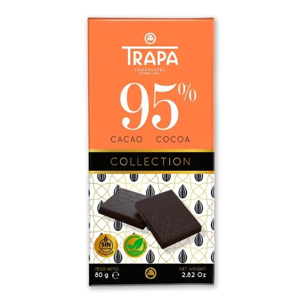 TRAPA 95% CACAO 80G