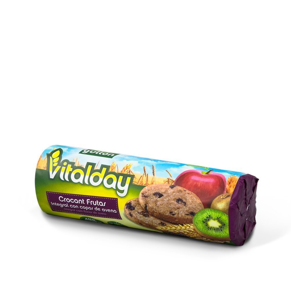 GULLON VITALDAY CROCANT FRUTAS 300G