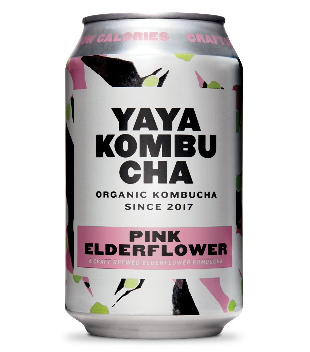 YAYA KOMBUCHA Pink Elderflower 330ML